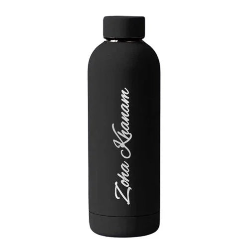 Custom Matte Steel Bottle – 500ml Engraved Flask