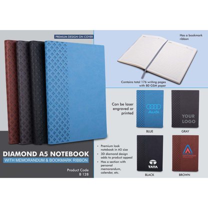 Diamond A5 Notebook