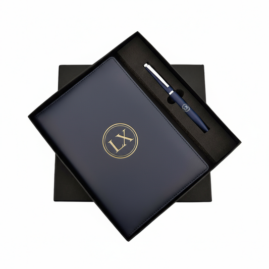 TPU Diary with Metal Strap and Pen