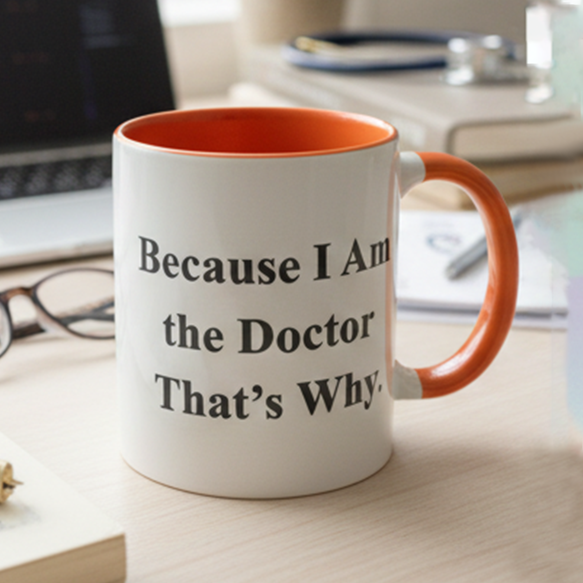 Because I Am a doctor - 3 Tone Mug
