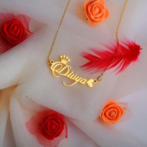 Name with Heart Custom Pendant