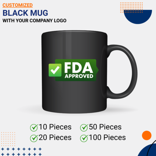 Black Ceramic Mug 11 oz – Custom Sublimation Printing