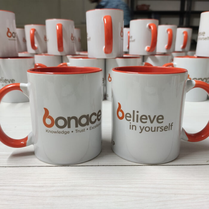 2-Tone Ceramic Tea Mug – Custom Sublimation Printing