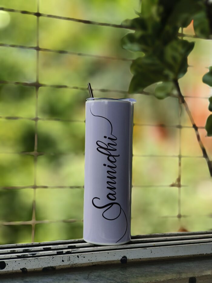 Custom Skinny Tumbler 500 ml – Stainless Steel | Hot & Cold | Name Personalization - Image 2