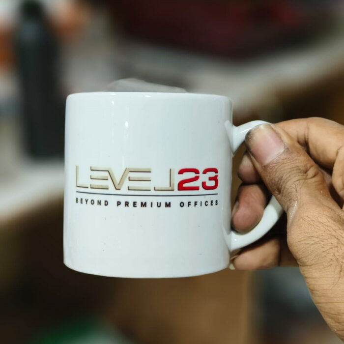 White Ceramic Mug 6 oz (250 ml) – Custom Logo | Sublimation | Microwave Safe